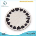 2015 High Quality 22mm Silver Heart Floating plates For 30mm Lockets, plates